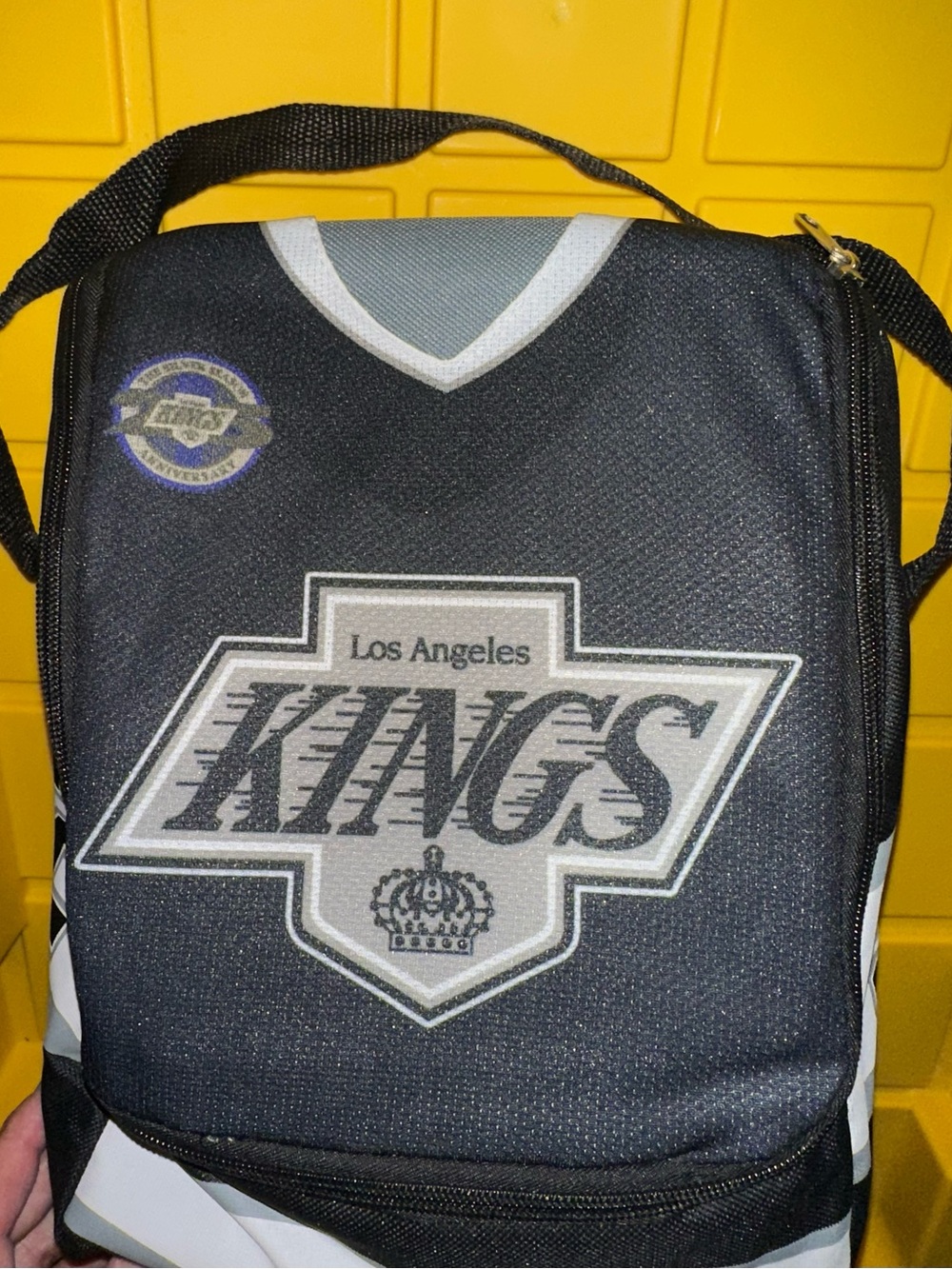 Los Angeles Kings Black Insulated Lunch Bag